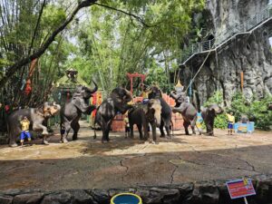 Elephant Show at Safari World Bangkok