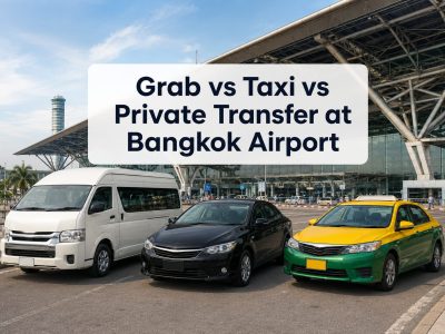 Grab vs Taxi vs Private Transfer at Bangkok Airport Grab vs Taxi vs Private Transfer at Bangkok Airport